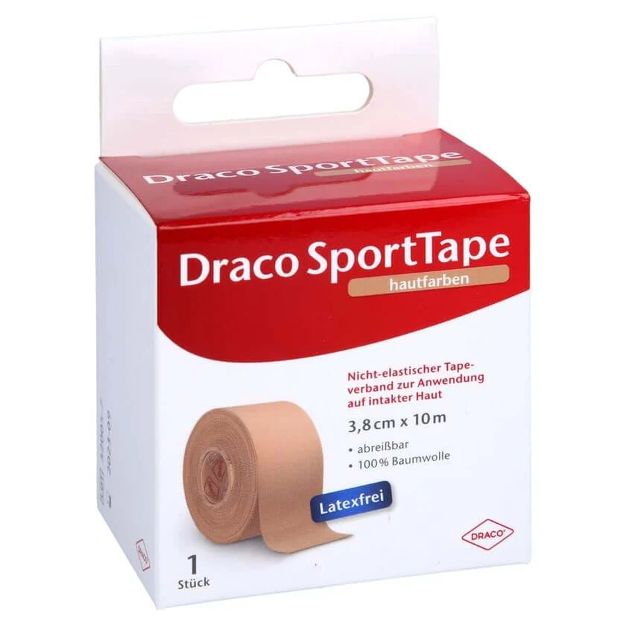 Draco Tapeverband 3,8 cmx10 m hautfarben 1 St