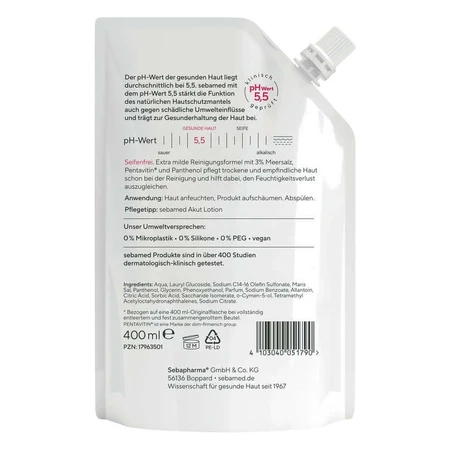 Sebamed Sea Salt Wash Emulsion Nfb 400 ml