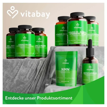 Vitabay NAD+ 1000 mg Trans-Resveratrol 600 mg liposomal - high dosage 90 pcs.