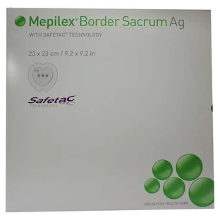 Mepilex Border Sacrum Ag foam dressing.23x2 5 pcs