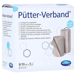 Bandage de Pütter 8/10 cmx5 m 2 pcs.