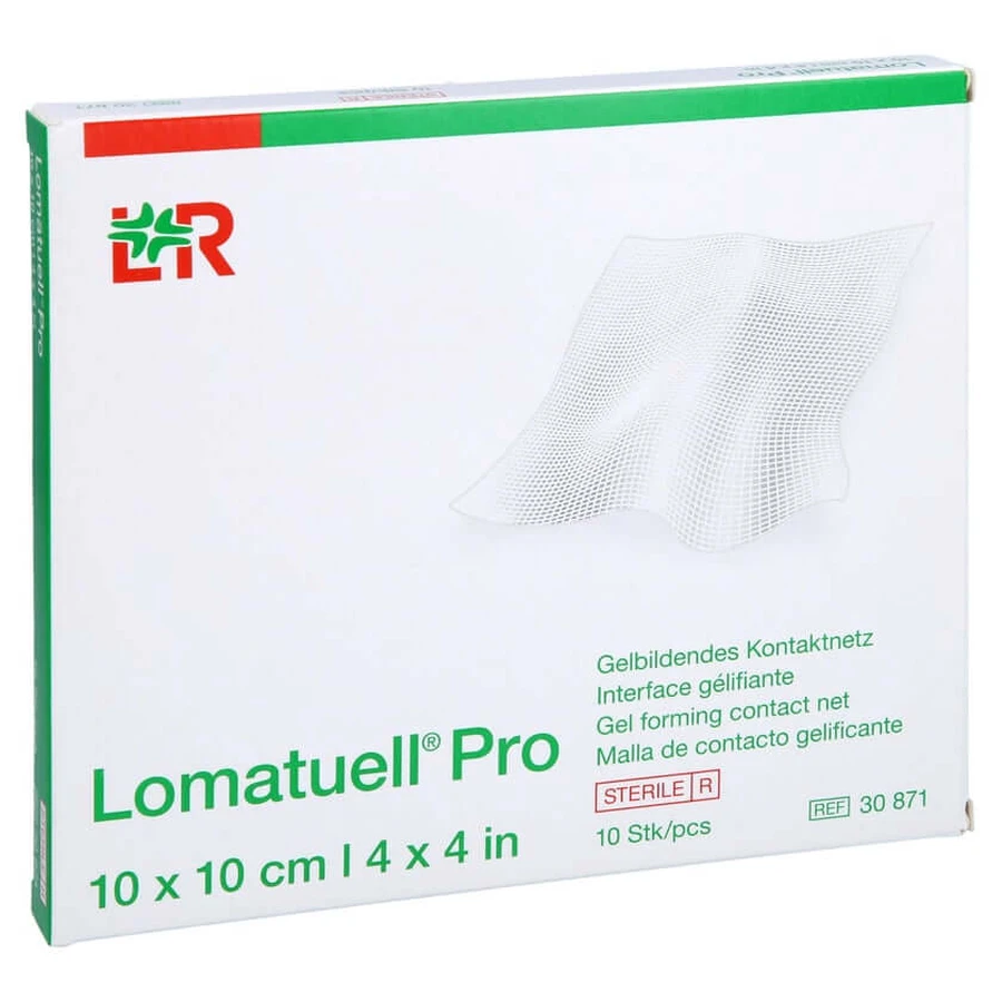 Lomatuell Pro 10x10 cm steriel 10 stuks.