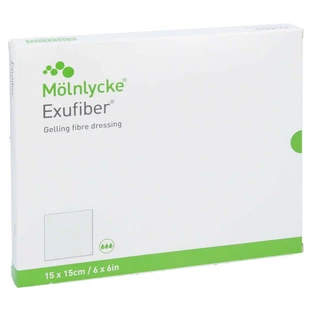 Exufiber 15x15 cm gelvezelzwachtel 10 stuks.