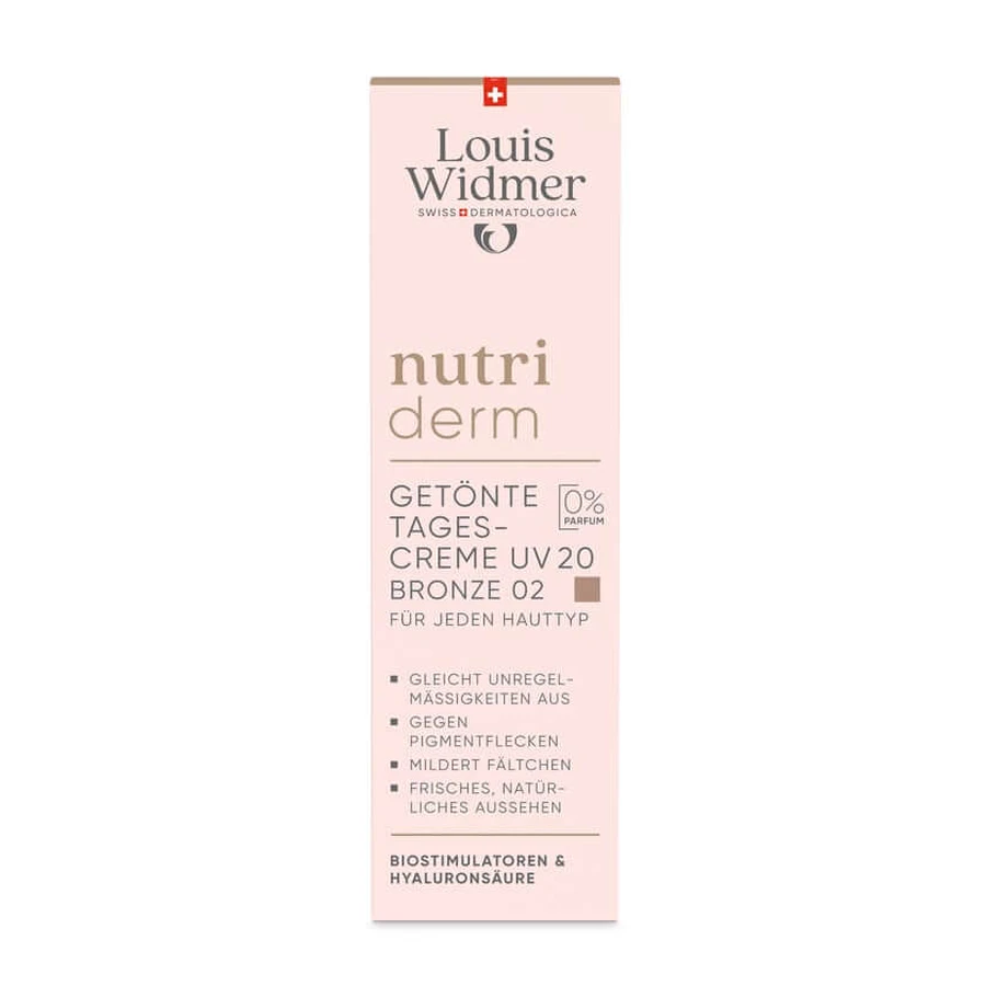 Widmer Nutriderm Crema de día con color 20 Bron.02 O.p 30 ml