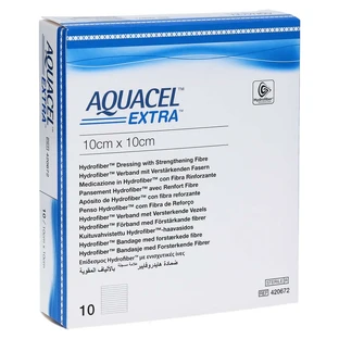 Aquacel Extra 10x10 cm bandage 10 pcs.
