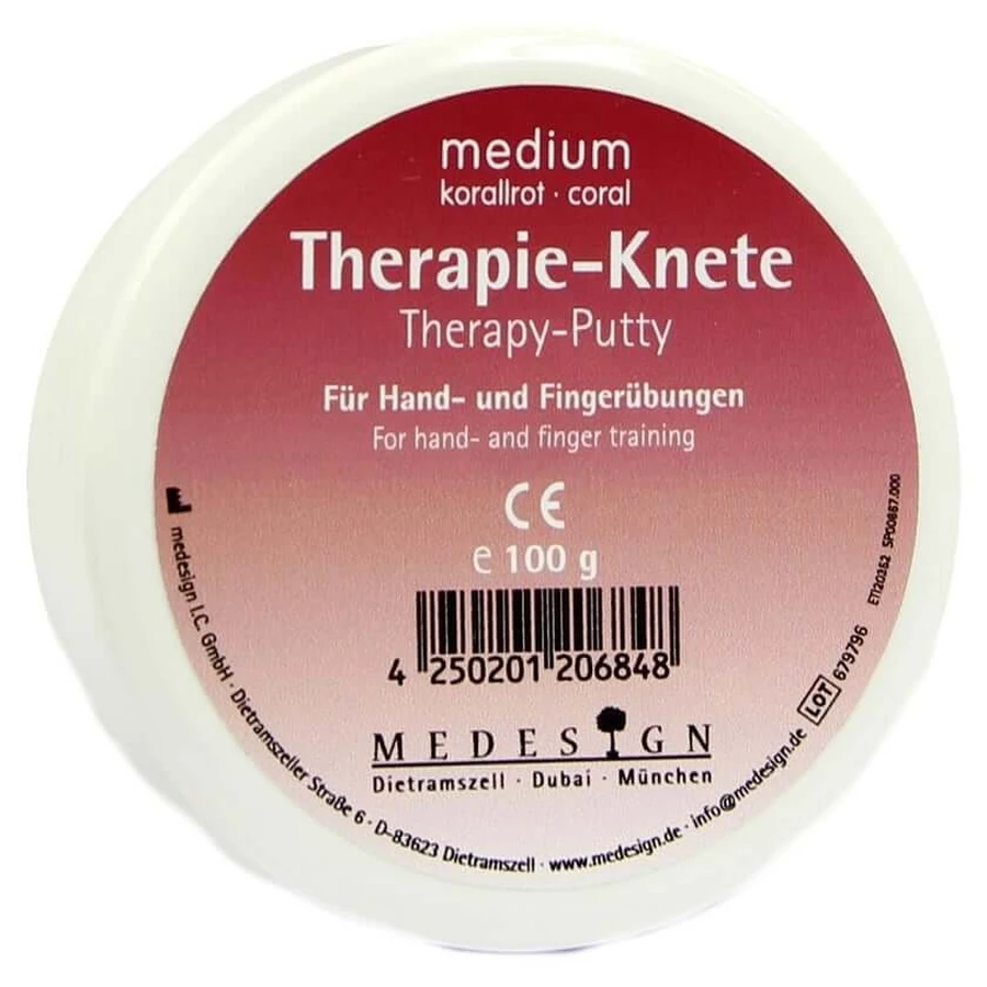 Therapieplamuur medium koraalrood 100 g