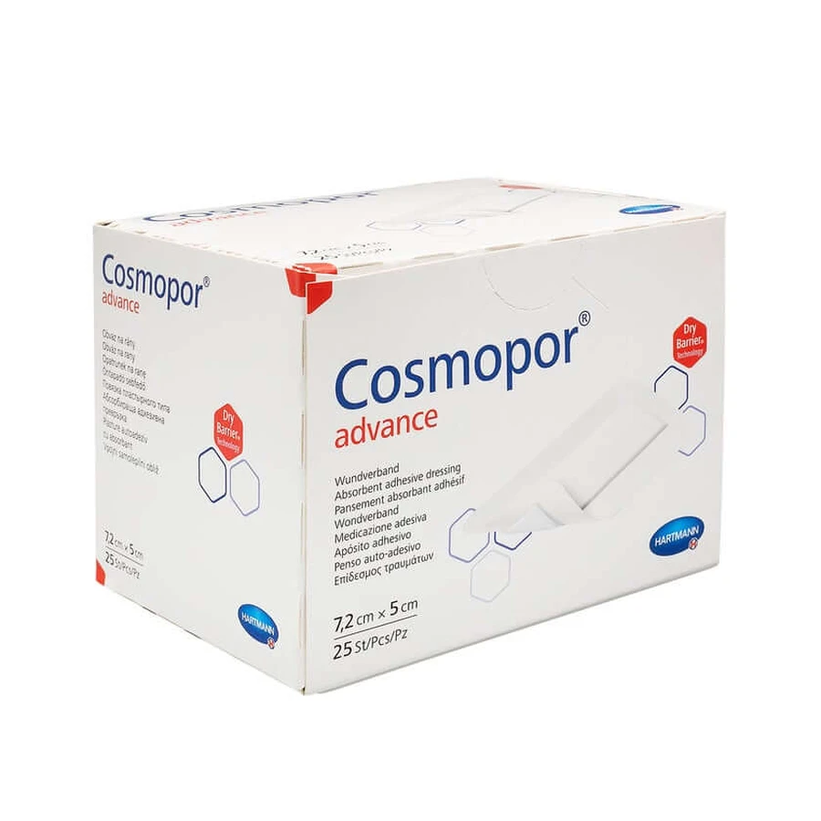Cosmopor Advance Wundverband 5x7,2 cm 25 St