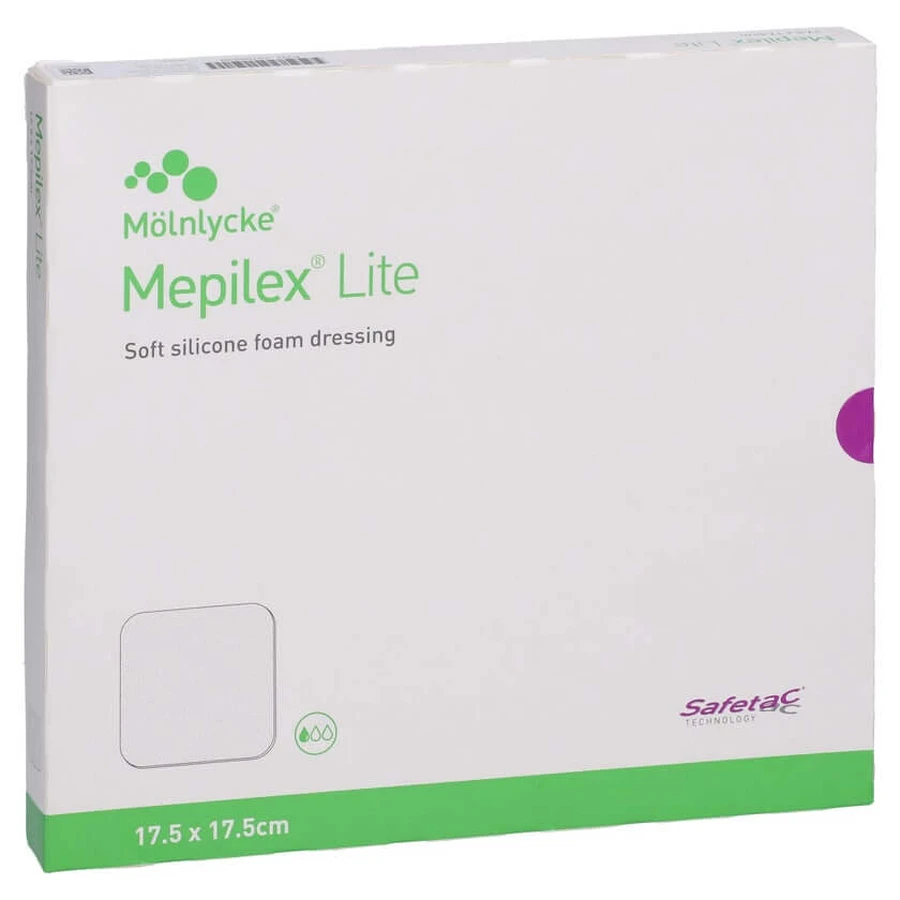 Mepilex Lite Schaumverband 17,5x17,5 cm 5 St