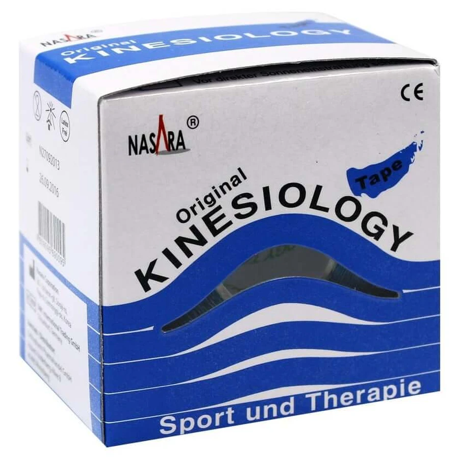 Ruban de kinésiologie 5 cmx5 m bleu 1 pc