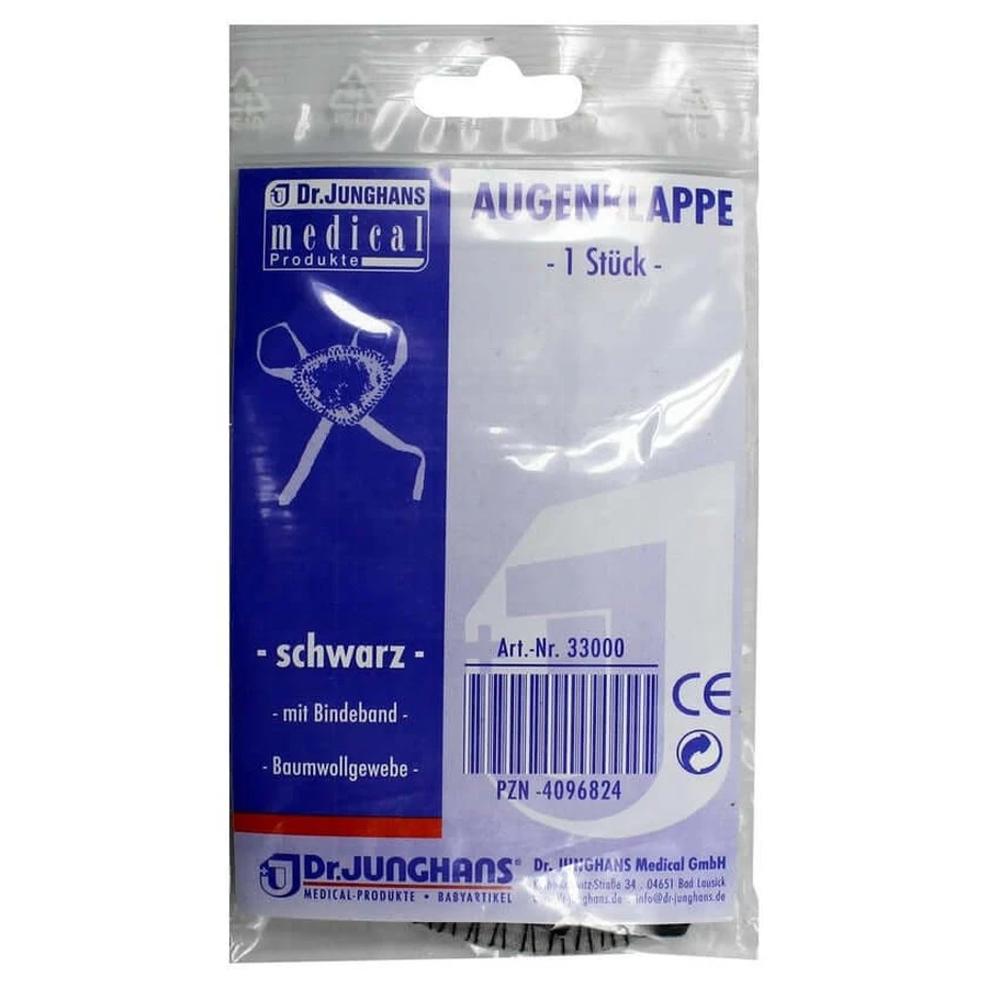 Eye patch with tie band black 33000 1 pc