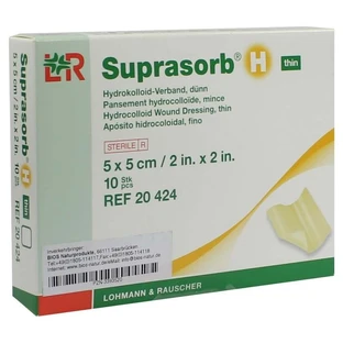 Suprasorb H Hydrokoll.verb.dünn 5x5 cm 10 St