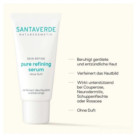 SANTAVERDE pure refining serum without fragrance 30 ml
