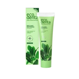 Whitening Zahnpasta mit Pfefferminzöl, Salbeiextrakt x 100ml, Ecodenta