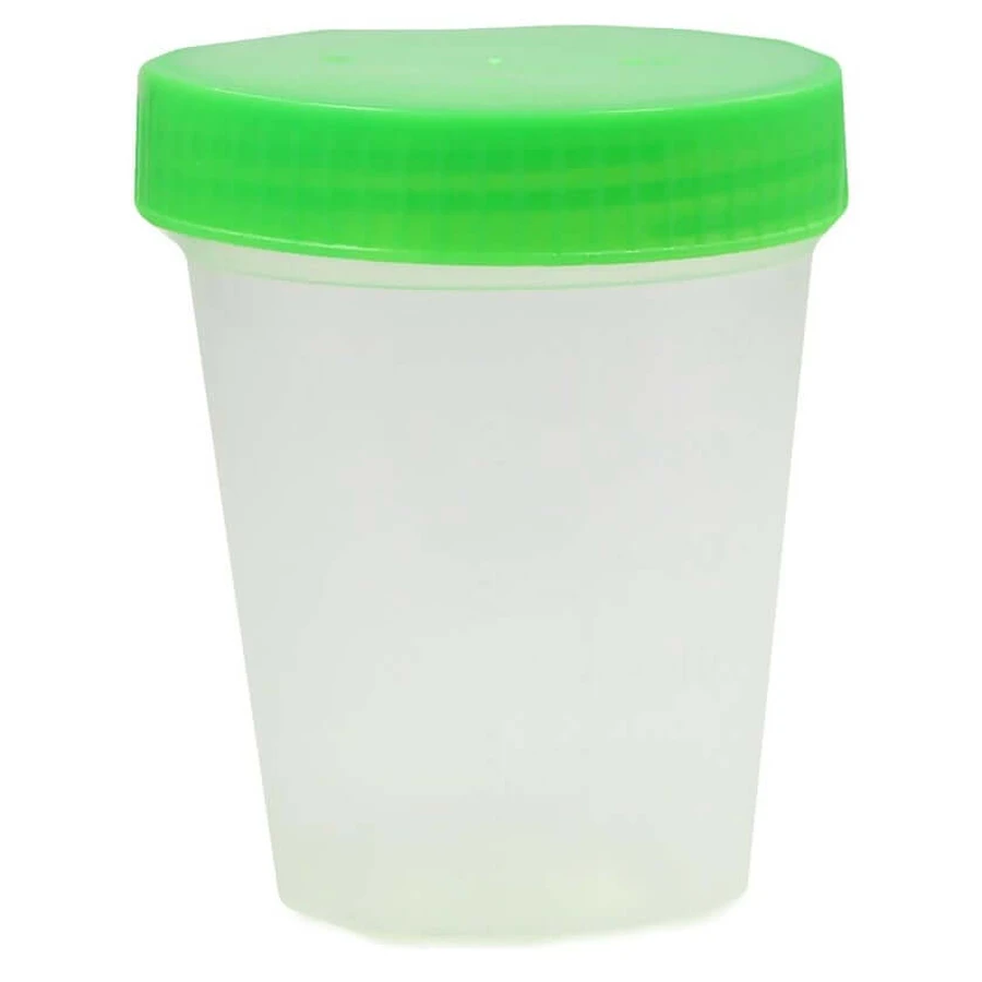 Urine beaker with screw cap single pack 1 pc