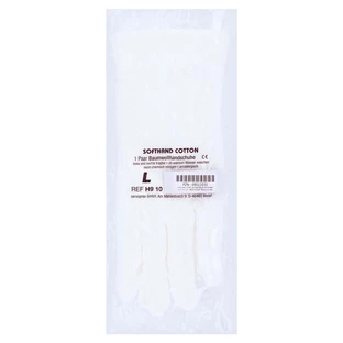 Guantes de algodón talla L 1 par 1 P