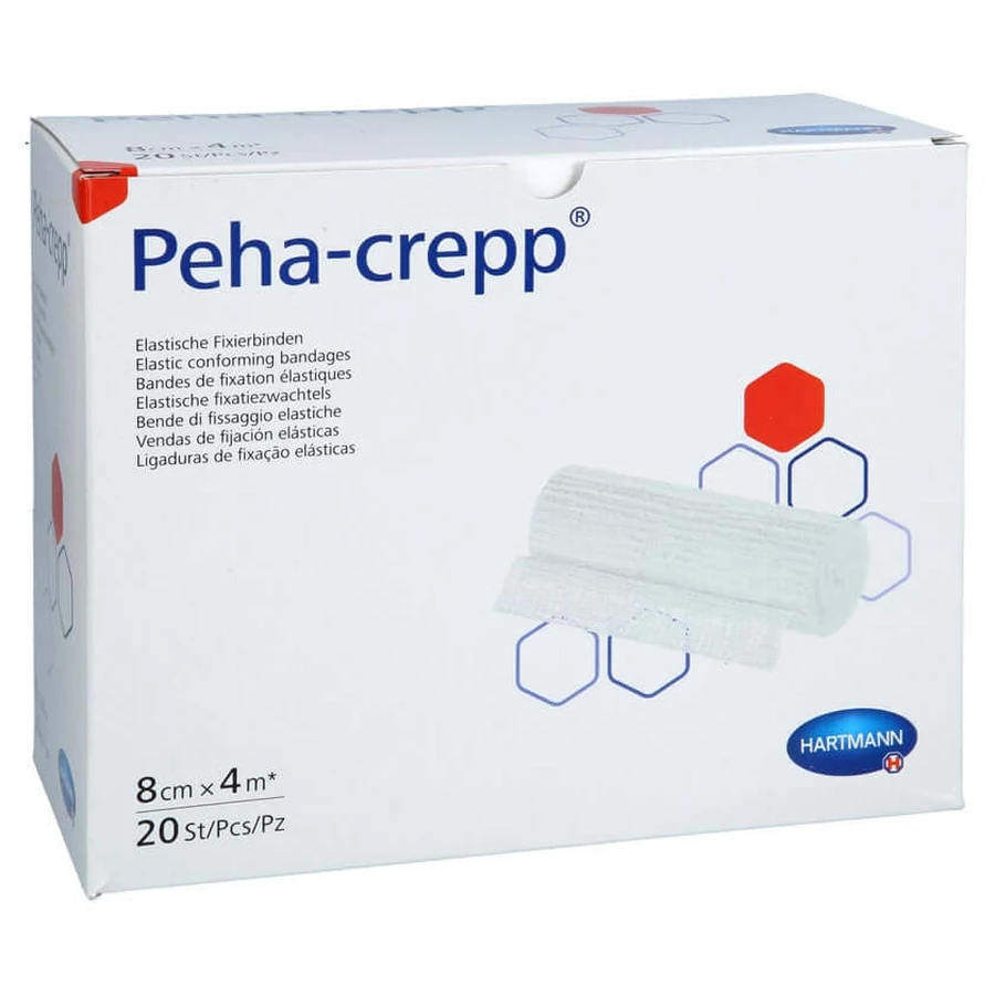PEHA Bande de fixation Crepp 8 cmx4 m 20 pcs.