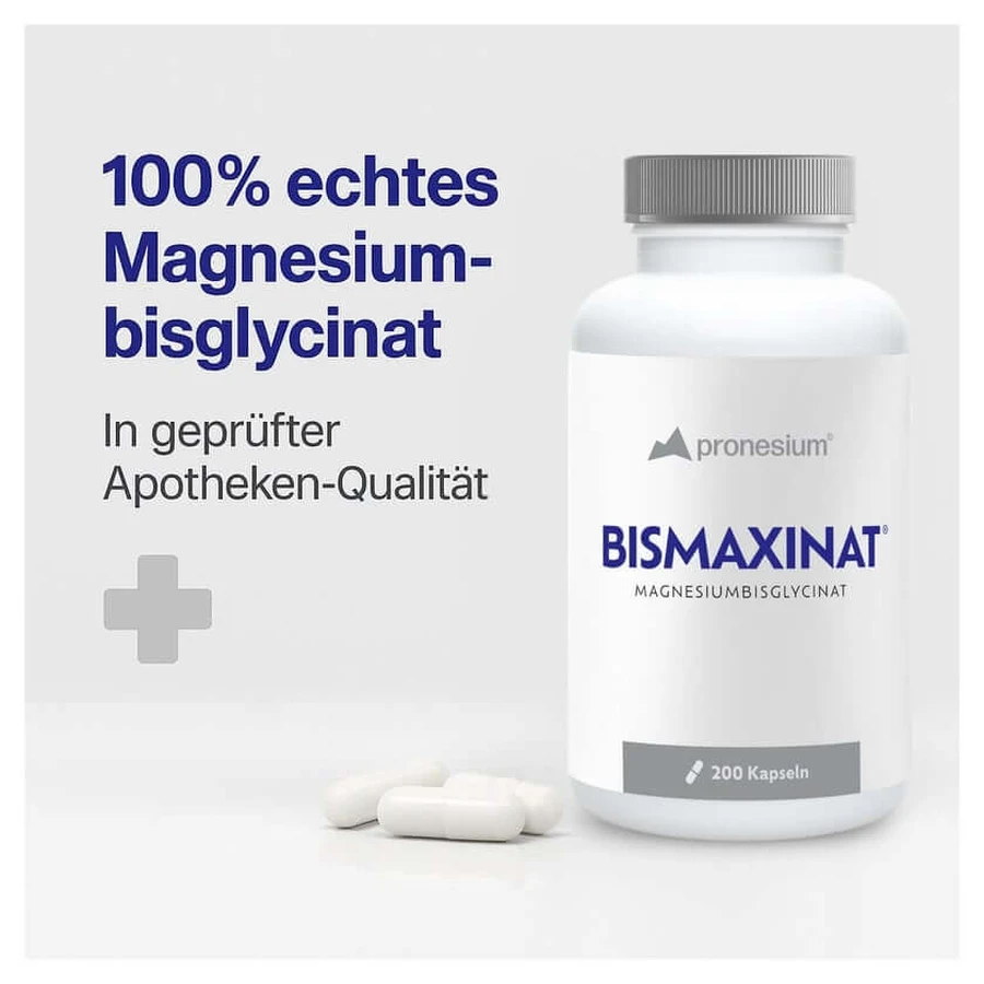 BISMAXINAT® Magnesiumbisglycimat - Magnesium Glyicinat Kapseln 2x200 St