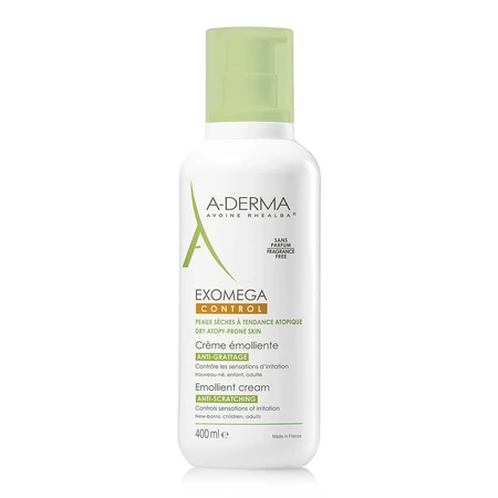 A-Derma Exomega Control Emollient Cream, 400 ml