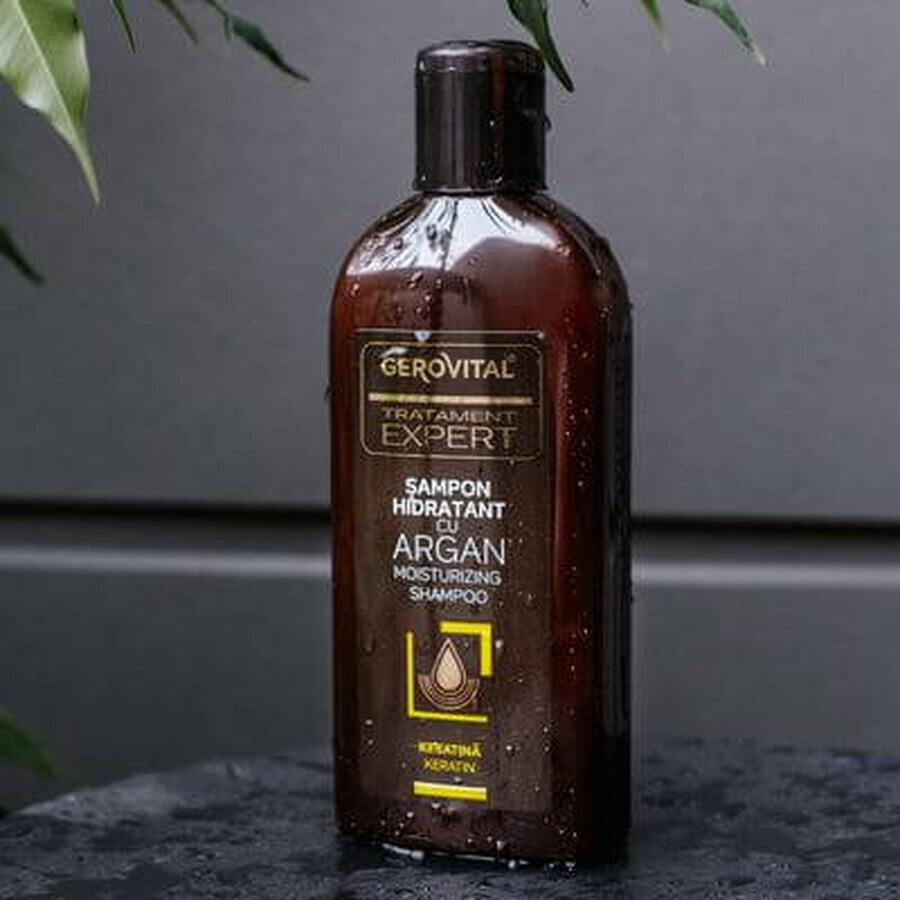 Gerovital Tratament Expert Champú hidratante con argán, 250 ml
