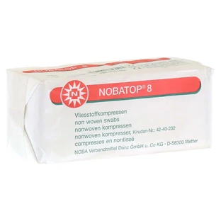 Noba Nobatop 8 non-woven compresses non-sterile quadruple layer, 5 x 5 cm, 100 pcs 100 pcs