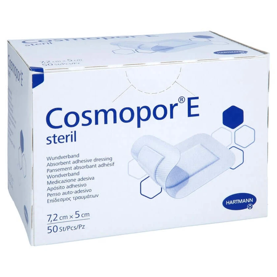 Cosmopor E Sterile Wound Dressing 5x7.2 cm 50 pcs.