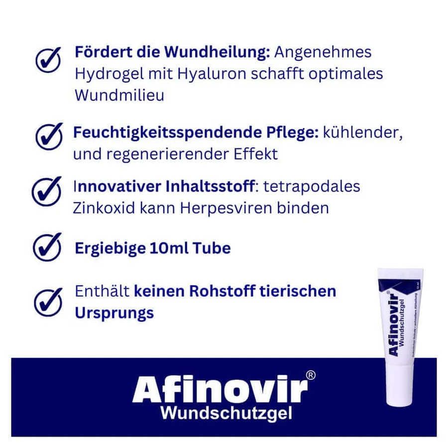 Afinovir wound protection gel 10 ml