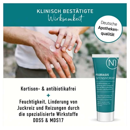 N1 Psoriasis & Neurodermatitis Intensive Cream 50 ml