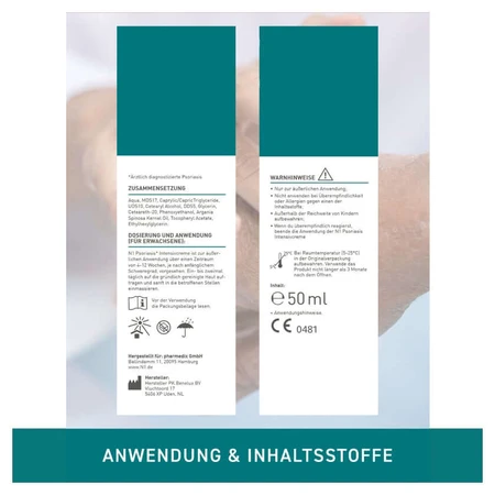 N1 Psoriasis & Neurodermatitis Intensive Cream 50 ml