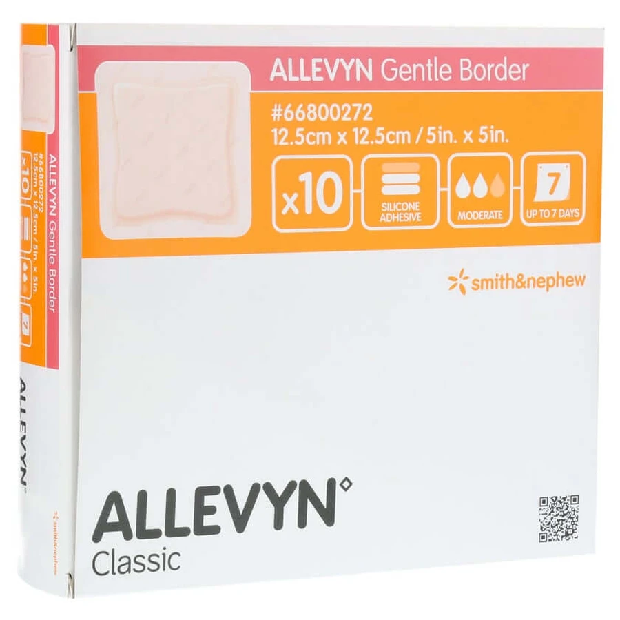 Allevyn Cenefa Suave 12,5x12,5 cm Mostrar 10 uds.