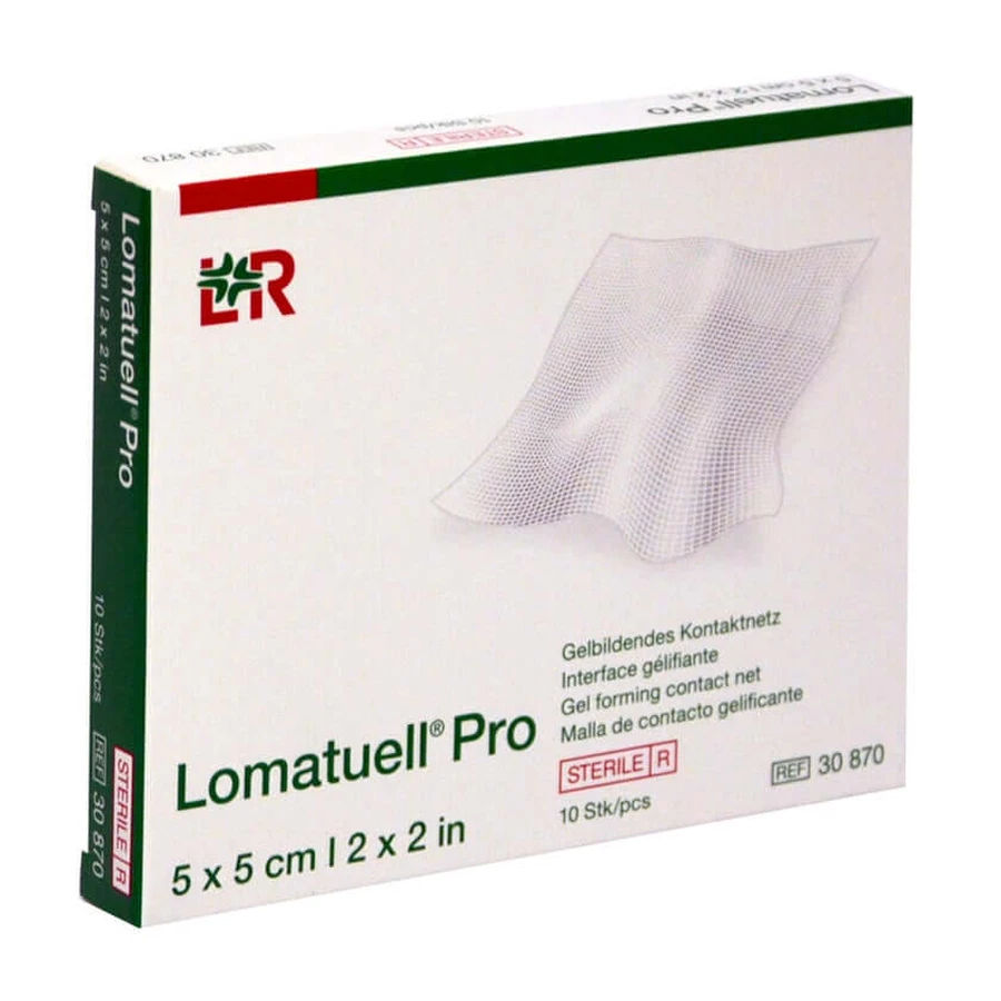Lomatuell Pro 5x5 cm steriel 10 st.