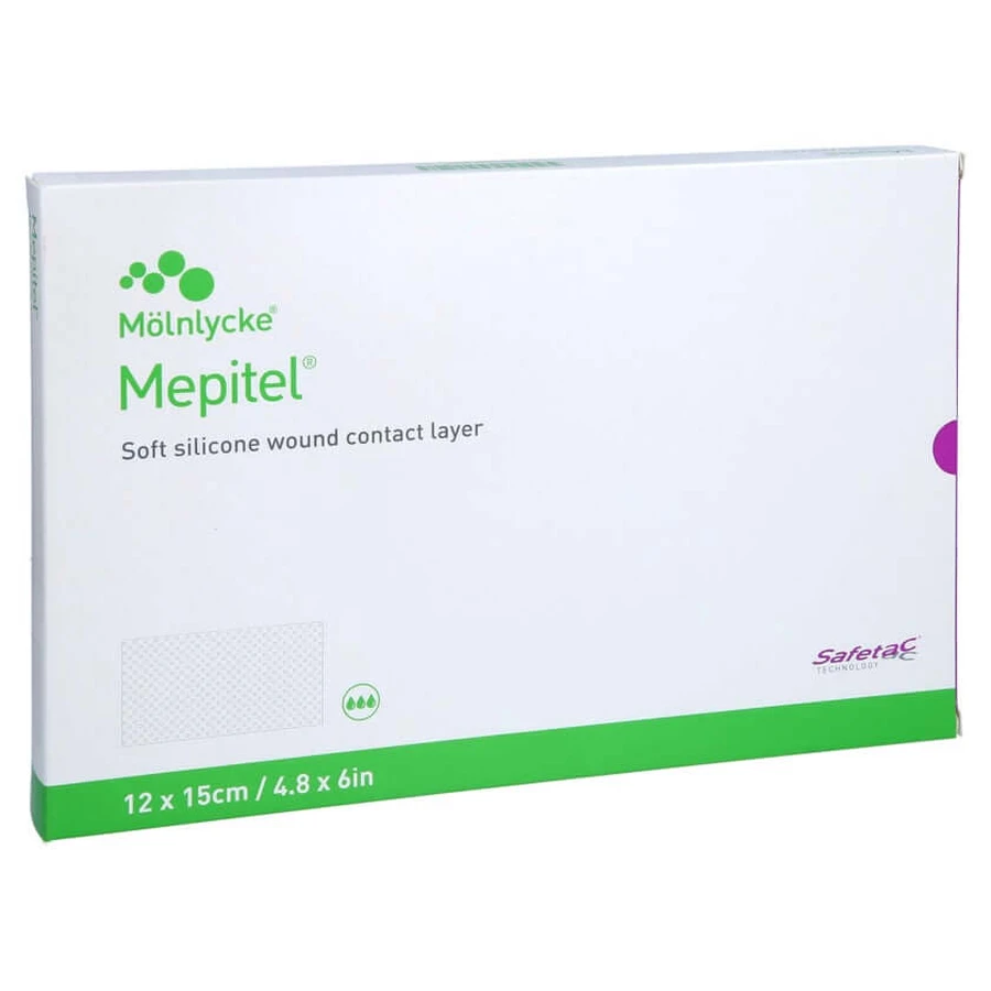 Mepitel silicone mesh bandage 12x15 cm ste 5 pcs