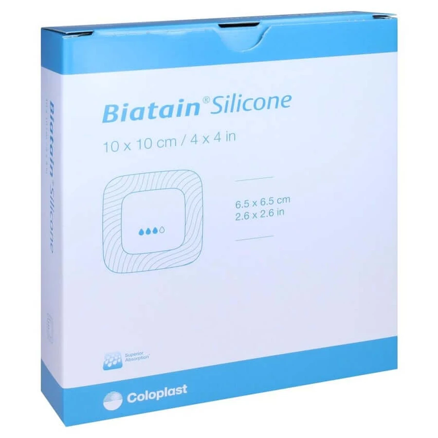 Biatain Silicone Schaumverband 10x10 cm 10 St