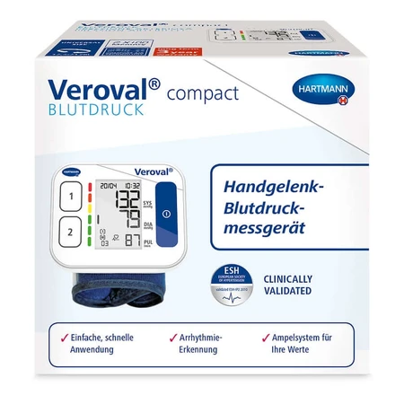Veroval Compact Wrist Blood Pressure Monitor 1 pc