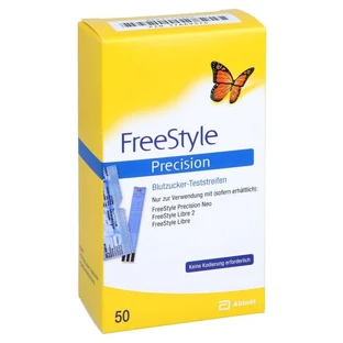 Freestyle Precisiebloedglucoseteststr.o 50 stuks.