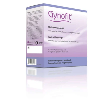Gynofit gel vaginal à l'acide lactique 12X5 ml