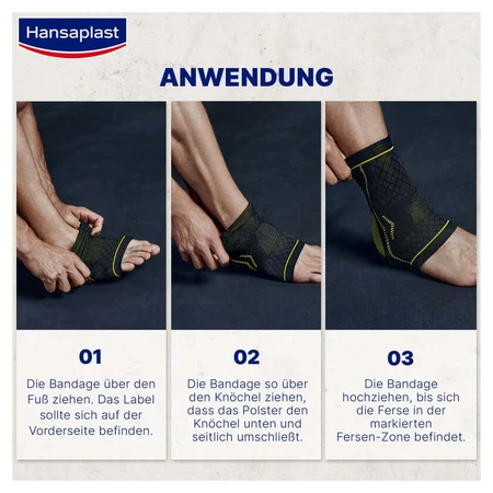 Hansaplast Performance Fußgelenkbandage S/M 1 St