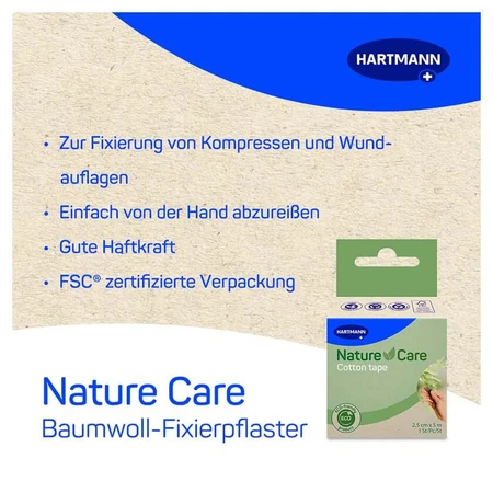 Nature CARE fixation plaster 2.5 cmx5 m 1 pc