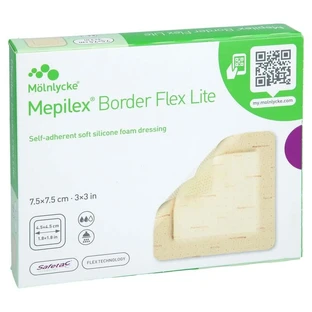 Mepilex Border Flex Lite Foam Bandage 7.5x7.5 Cm 5 pcs.