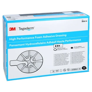 3M Tegaderm Foam Adhesive 6.9 x 7.6 cm ovale 10 pcs.