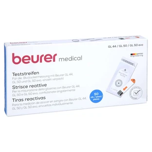 Beurer Gl44/gl50 blood glucose test strips 50 pcs.