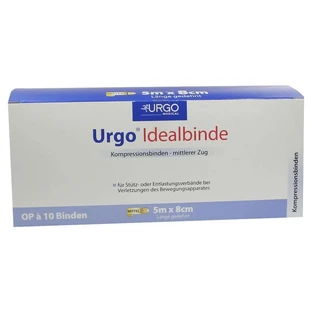 URGO Ideaal zwachtels 8 cmx5 m 10 st.