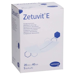 Zetuvit E absorbent pads sterile 20x40 cm 5 pcs.