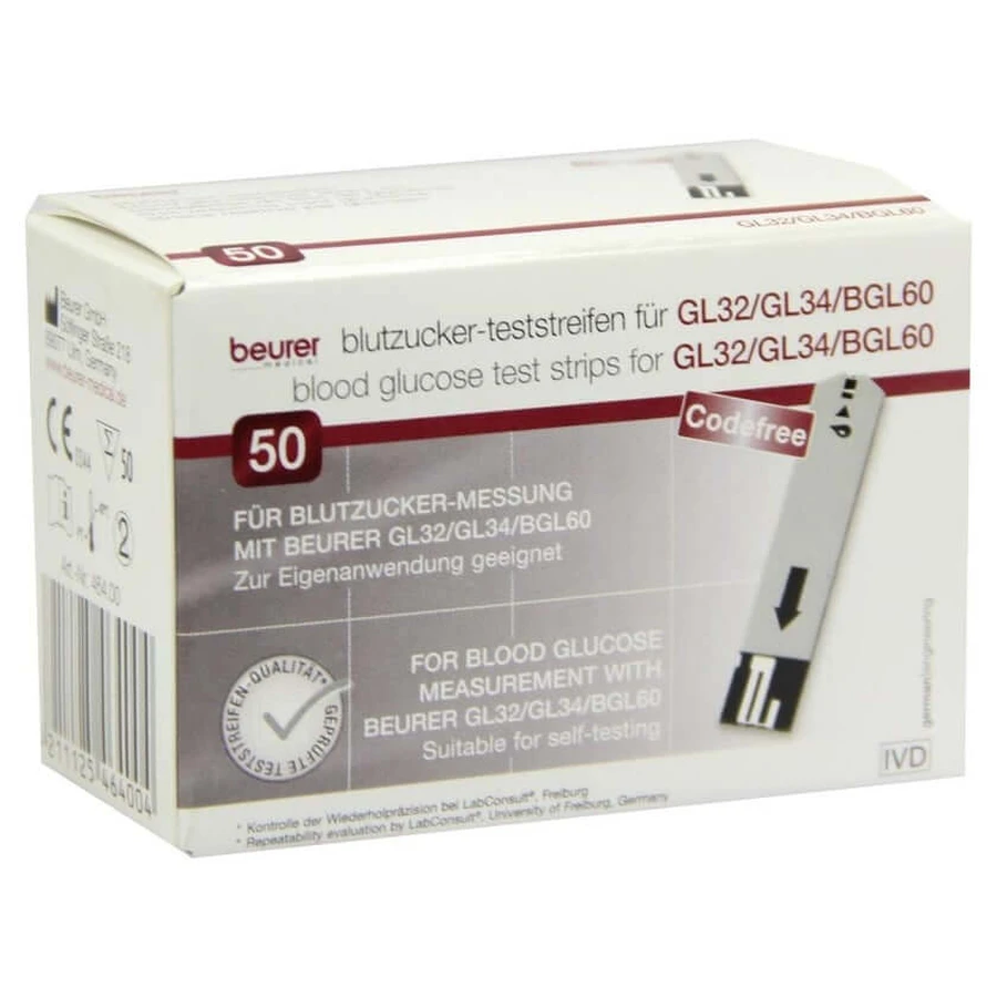 Beurer Gl32/gl34/bgl60 blood glucose test 50 pcs.