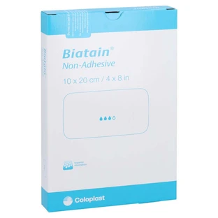 Biatain foam dressing 10x20 cm not adhesive 5 pcs