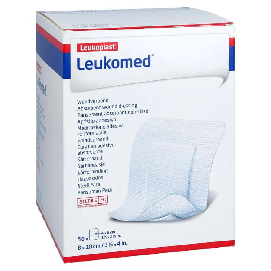 Leukomed sterile plaster 8x10 cm 50 pcs.