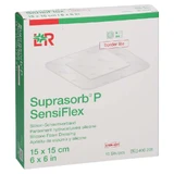 Suprasorb P Sensiflex Border Lite 15x15cm 10 St