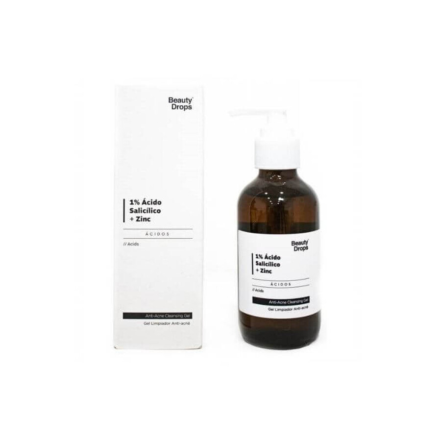 Shop Reinigungsgel mit Salicylsäure 1% + Zink x 250ml, Beauty Drops Reinigungsgel mit Salicylsäure 1% + Zink x 250ml, Beauty Drops