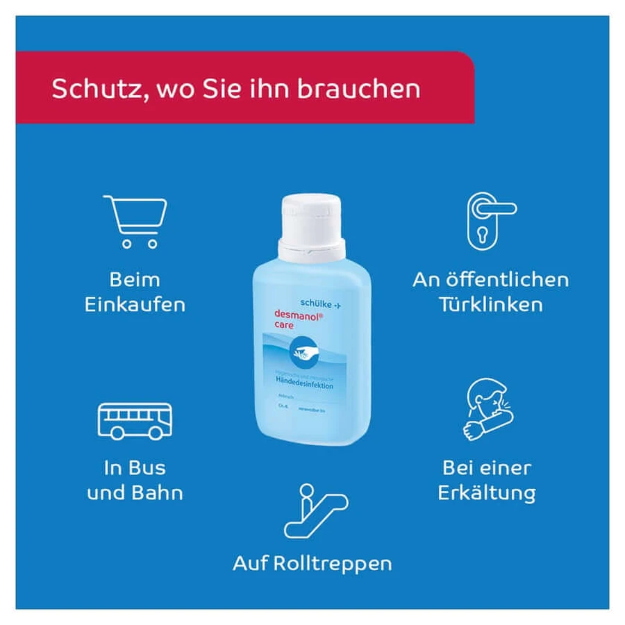 Desmanol care Hyclick handdesinfectans op alcoholbasis 1000 ml