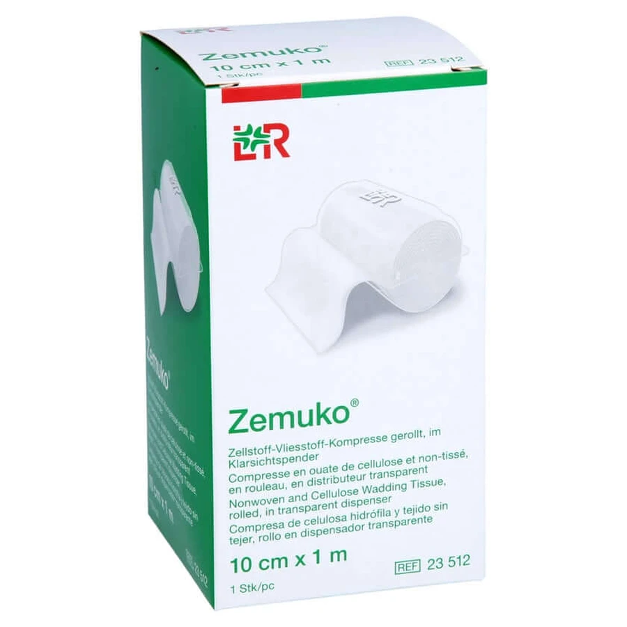 Zemuko compresa no tejida enrollada 10 cmx1 1 ud.
