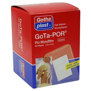 GOTA POR PU film de plaie 5cmx7.2cm stérile 50 pcs.